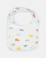 Baby Bib Classic Working Wheels